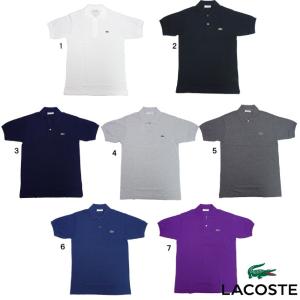 LACOSTE ラコステ L1212A L1264A メンズ レディース 無地 半袖 ポロシャツ｜progres