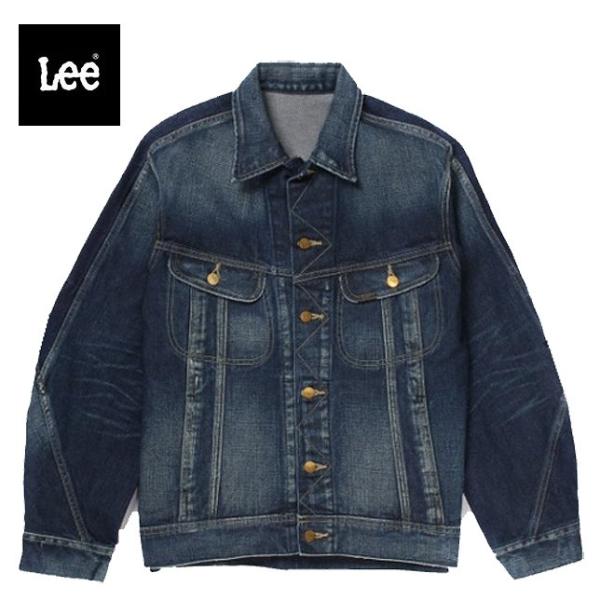 Lee リー デニムジャケット Gジャン L-3 ライダージャケット LM9719-336 濃色ブル...