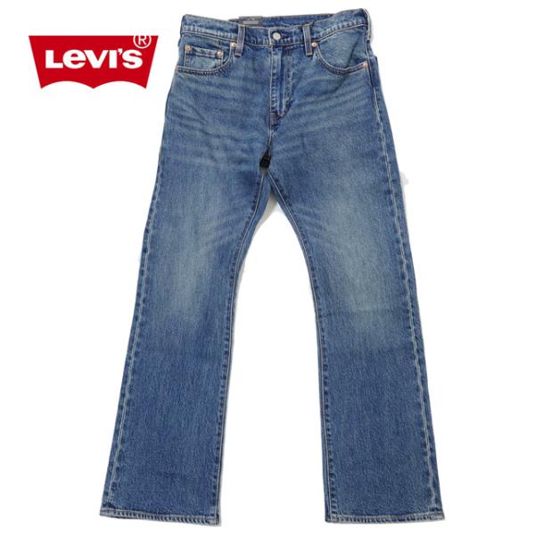 Levi's リーバイス ジーンズ デニム 517 ブーツカット 0254 ミッドダークブルー レザ...