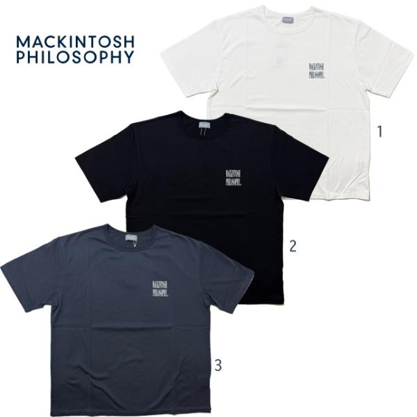マッキントッシュフィロソフィー メンズ Tシャツ シャープロゴ 半袖Tシャツ MACKINTOSH ...