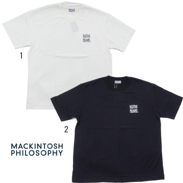 マッキントッシュ フィロソフィー シャープロゴTシャツ 半袖 プリントTシャツ MACKINTOSH...