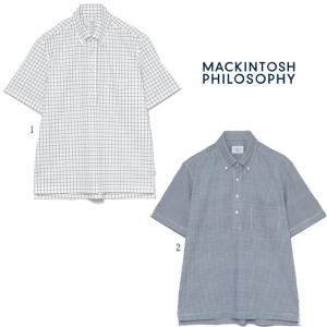 マッキントッシュ フィロソフィー トロッター ボタンダウンポロ カノコ 柄バリエーション ポロシャツ MACKINTOSH PHILOSOPHY H1M77328｜progres