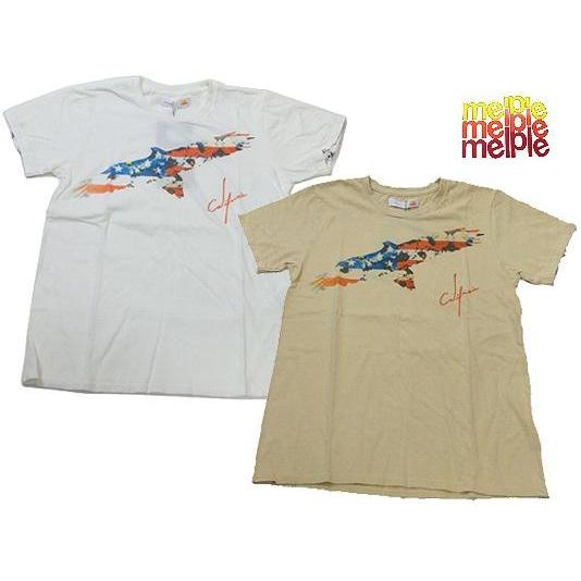 melple メイプル　プリント Tシャツ  EAGLE　2カラー　