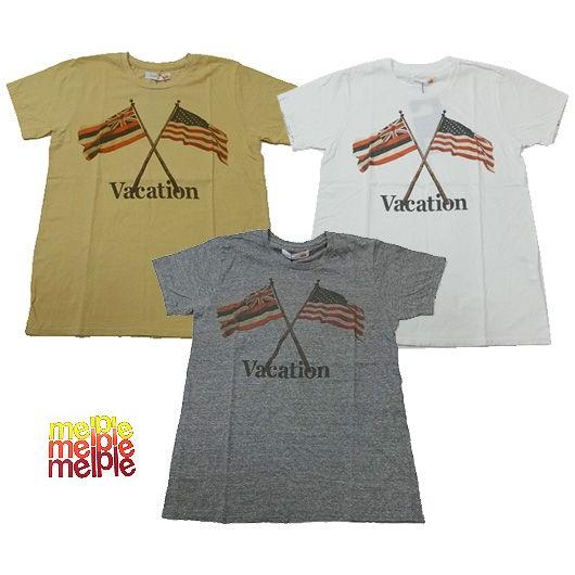 melple メイプル Tシャツ VACATION FLAG TEE