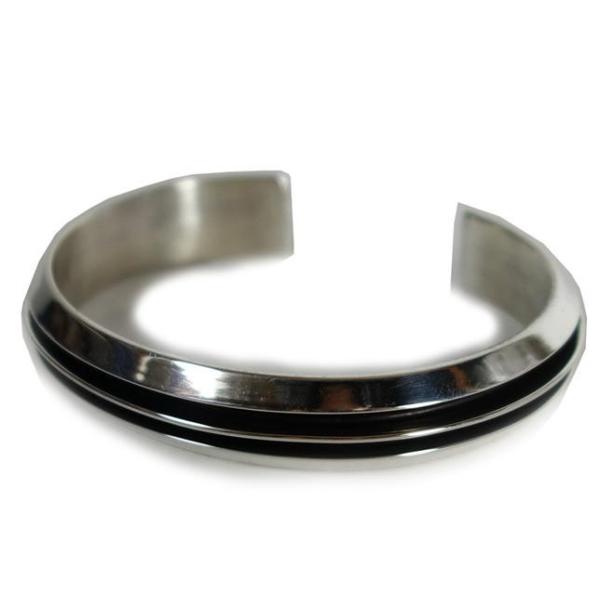 NAVOJO ナバホ族 シルバー バングル インディアン ジュエリー トムホーク ライン ハンドメイ...