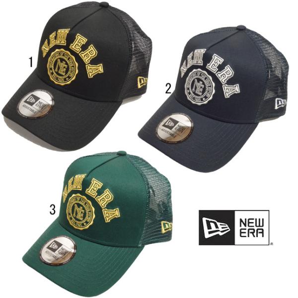 Newera ニューエラ 9FORTY A-Frame トラッカー NEW ERA カレッジロゴ キ...