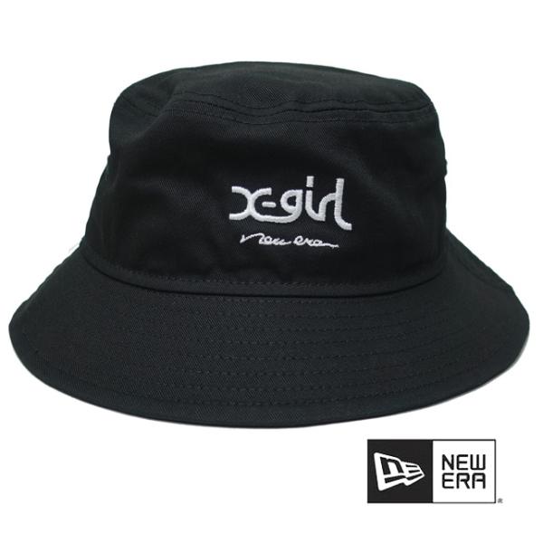 ニューエラ ハット バケット01 X-girl ミルズロゴ new era バケットハット HAT ...