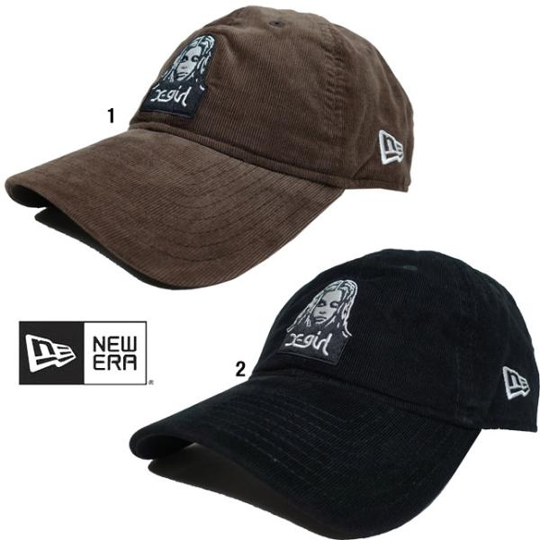 ニューエラ キャップ 9THIRTY イージースナップ X-girl フェイスロゴ CAP コーデュ...