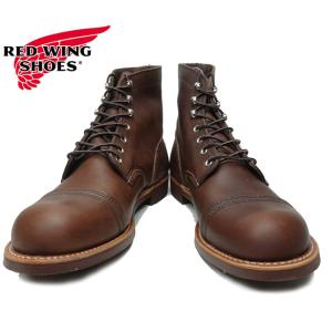 レッドウィング アイアンレンジャー 8111 アンバー メンズ レザーブーツ REDWING Iron Ranger｜progres