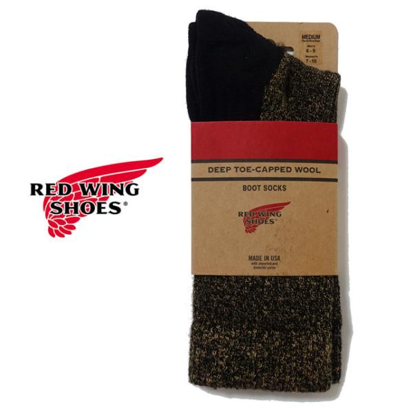 RED WING レッドウイング ソックス ディープ トゥキャップド ウール ブーツ ソックス 靴下...