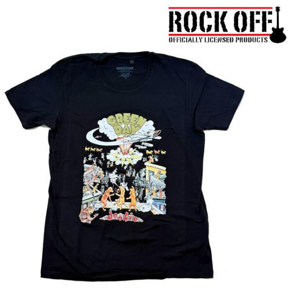 ロックオフ Tシャツ 半袖 グリーンデイ ドゥーキー 黒 ROCK OFF GREEN DAY 19...