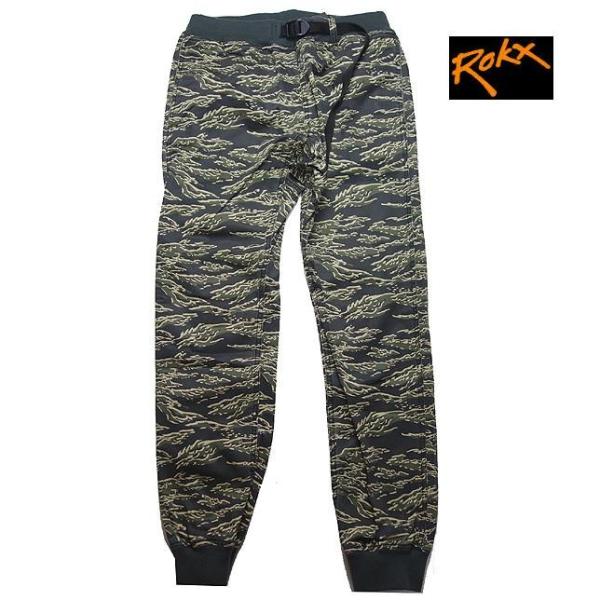 ROKX COTTON WOOD TIGER ロックス コットンウッド タイガーカモ 迷彩ロングパン...