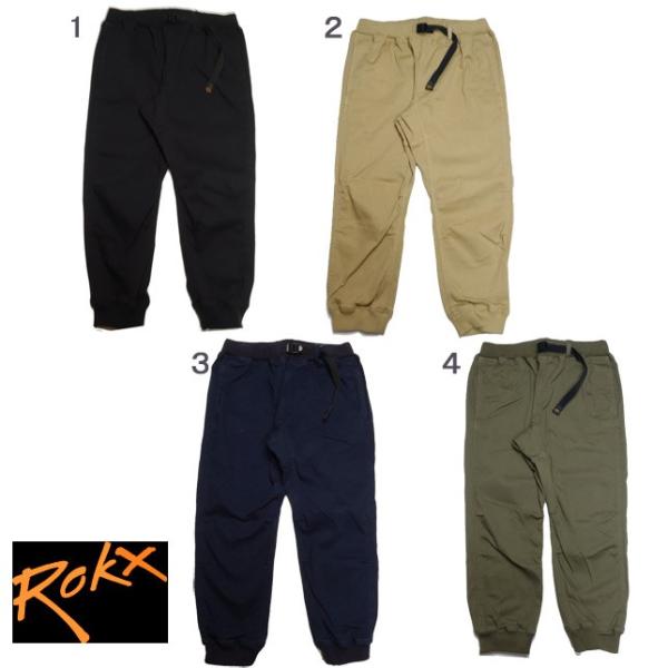 ROKX ロックス コットンウッド スリム スパント クロップドパンツ 8分丈 半端丈 メンズ パン...