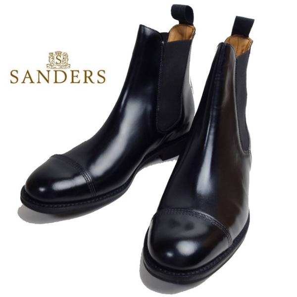 SANDERS サンダース チェルシーブーツ サイドゴアブーツ ブラック メンズ ブーツ 1140