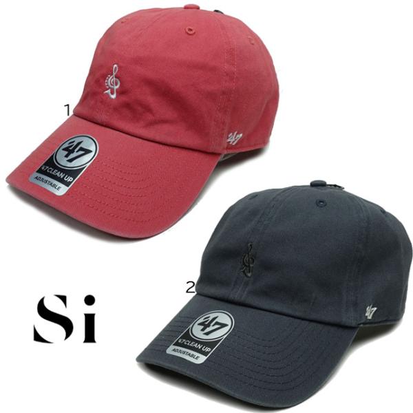 Si エスアイ フォーティーセブン '47 CLEAN UP CAP 116230101 音符 ベー...