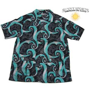 【SALE】SUNNY SPORTS　サニースポーツ CATALINA SHIRTS 柄物半袖シャツ...