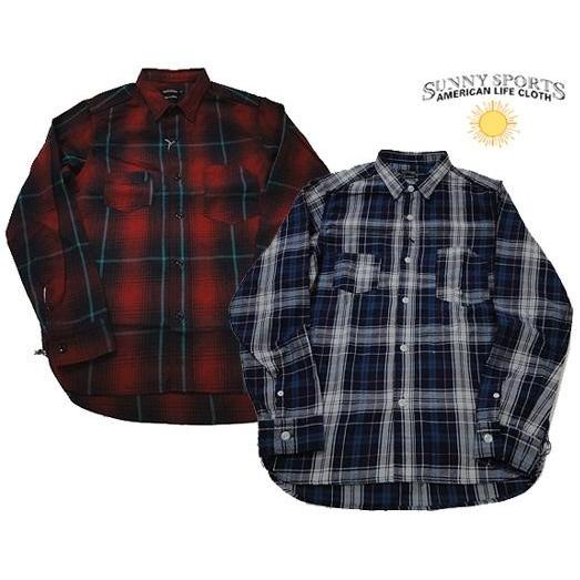 【SALE】 SUNNY SPORTS サニースポーツ REILROARD CHECK SHIRTS...