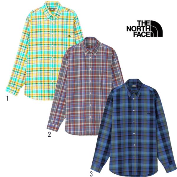 ザ・ノース・フェイス ロングスリーブマドラスシャツ ユニセックス NR12431 チェックシャツ 長...