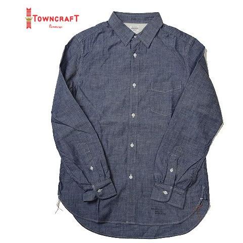TOWN CRAFT J.C.PENNEYS タウンクラフト シャンブレー レギュラーシャツ