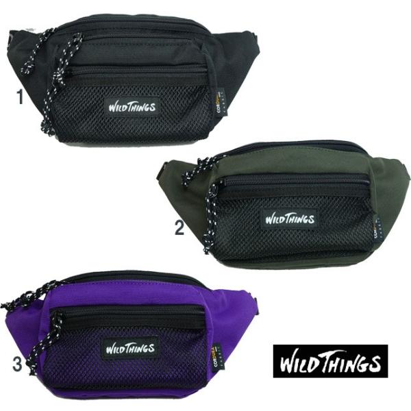 WILD THINGS ワイルドシングス コーデュラナイロン ボディバッグ ミニバッグ ショルダーバ...