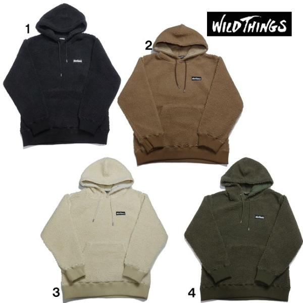 WILD THINGS ワイルドシングス ボアパーカー FLUFFY BOA PARKA WT191...