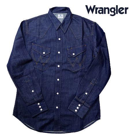 Wrangler ラングラー デニム BLUE BELL ウエスタンシャツ ワンウオッシュ