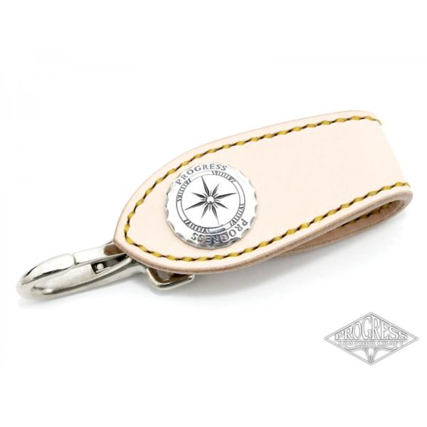 ベルトキーホルダーTypeA 栃木レザー サドルレザー 3種類 ナスカン ハンドメイド