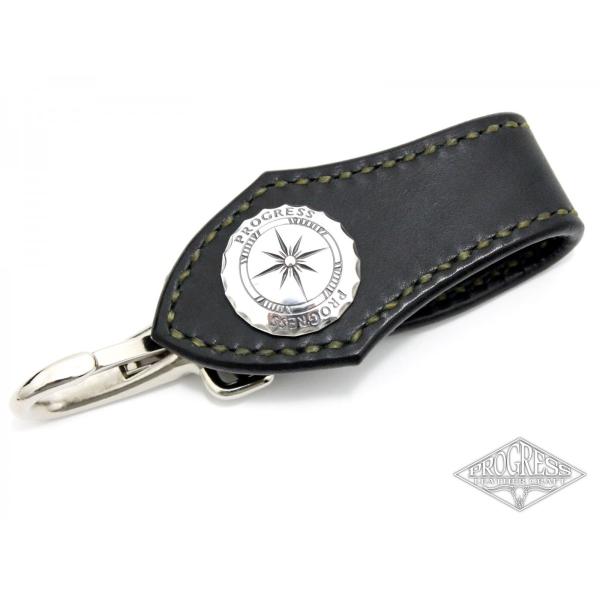 ベルトキーホルダーTypeB 栃木レザー サドルレザー 3種類 ナスカン ハンドメイド