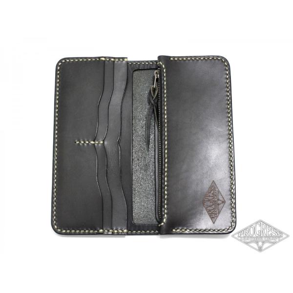 ロングウォレット TypeA  栃木レザー サドルレザー シンプル カスタムベース