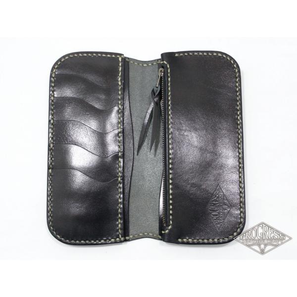 ロングウォレット TypeC  栃木レザー サドルレザー シンプル カスタムベース