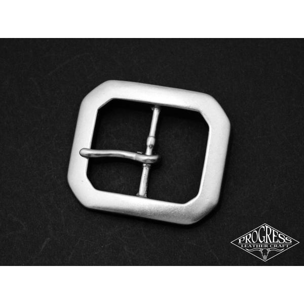 ニッケルつや消しWバックル40mm