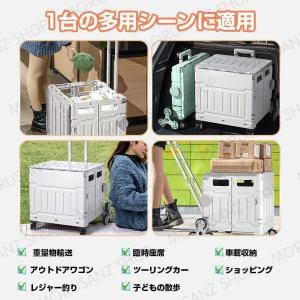 キャリーカート 折りたたみ 釣り 大容量50L...の詳細画像3