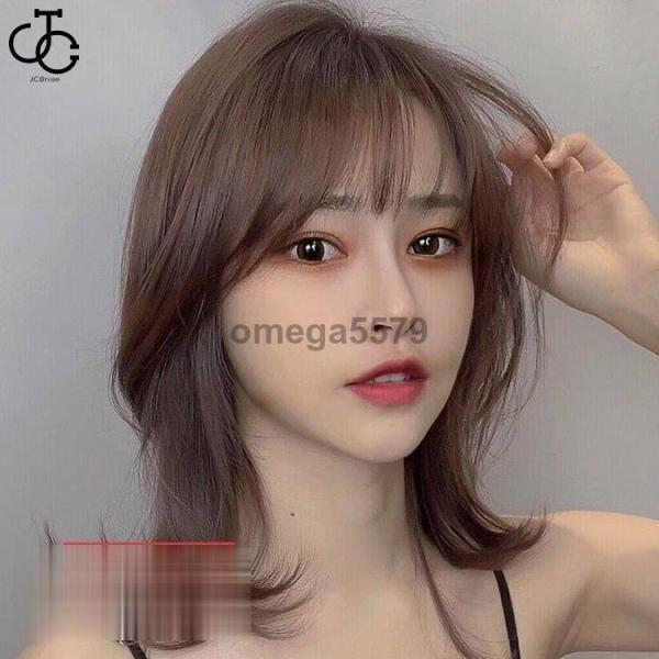 レディースウィッグ フルウィッグ 女性用ウイッグ セミロングウィッグ フルウィッグ 耐熱ウィッグ 自...