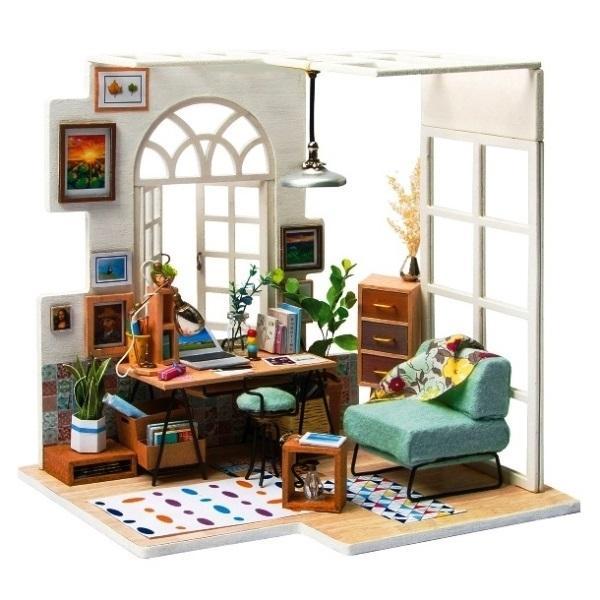 DIY つくるんです！ ソーホー | ミニチュアハウスキット ドールハウス