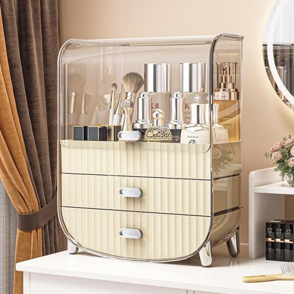 高品質の引き出し化粧品収納 メイクケース 大容量 化粧箱 化粧ボックス コスメボックス 化粧ポーチ ...