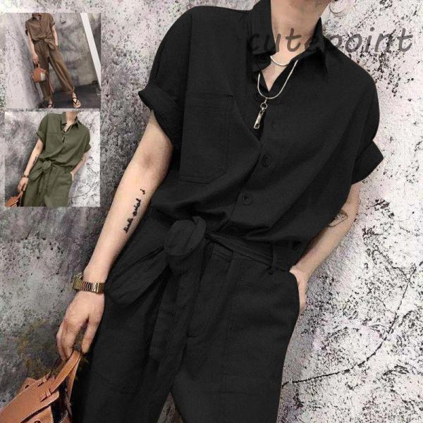 オールインワン サロペット つなぎ レディース テーラード オーバーオール 長袖 秋 連体服 おしゃ...