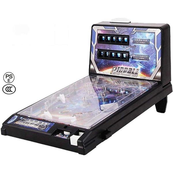 子供用電子スーパーピンボールゲーム機、ミニピンボールおもちゃ、親子パズルピンボールマシン、ライトとサ...