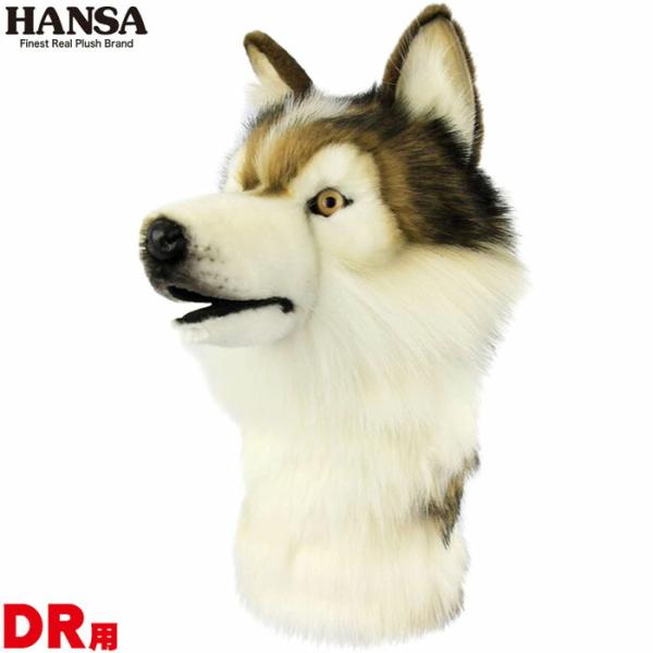 HANSA ヘッドカバー ハスキー 犬 ドライバー用 DR用 460cc対応 BH8277 ゴルフ ...