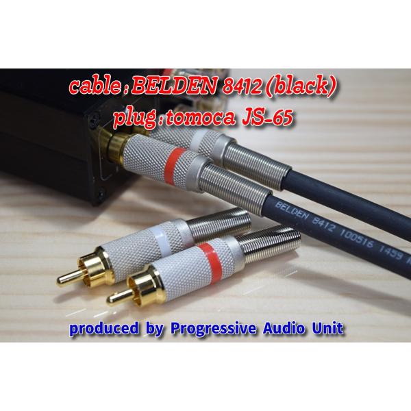 ★ BELDEN 8412＋金メッキプラグ（JS65）/0.45m×2本