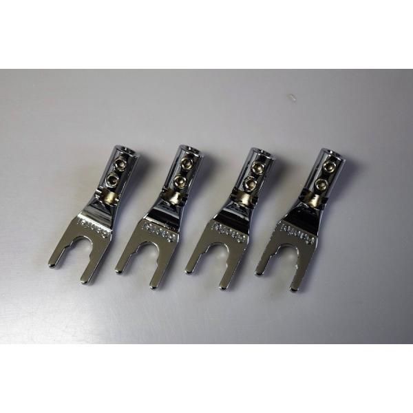Gaofei -Y spade plug- Rhodium plated（ロジウムメッキ）〜４個/s...