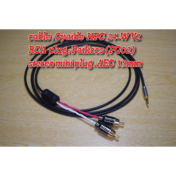 Pailiccs PG02(LR)+Oyaide HPC 24-W V2+AEC 3.5mm/0.9...