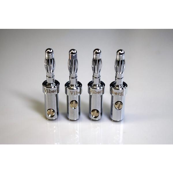 Viborg Audio -Banana plug- Rhodium plated（ロジウムメッキ）...