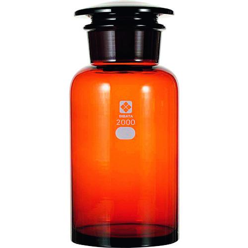 柴田科学 017060-2000 試薬瓶 広口 茶褐色 2000mL