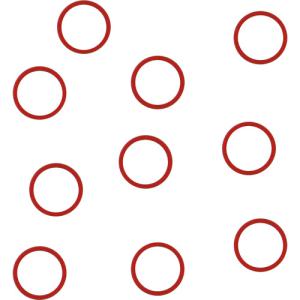 柴田科学 054310-1701A Oリングシリコンφ15 試験管用 10入