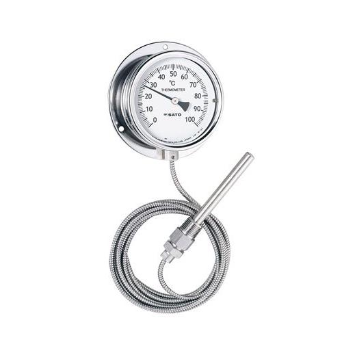 佐藤計量器 NO.3000-15 隔測式温度計 LB-100S 0〜150℃ L=100mm RPT...