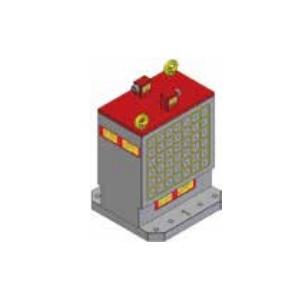 (大型) ファーステック EEPM-500V2 永電磁チャック ジグブロック型 EEPM-V型 コントローラー付属