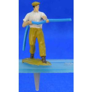 ＧＭ103　農村の人々＜男性編＞・15　園芸用ピン付きフィギュア＜約1/60〜フリースケール＞