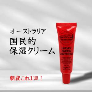 ルーカスポーポークリーム 15g ルーカスパパクリーム チューブ 保湿クリーム パパイヤ天然成分配合 ハンドクリーム リップクリーム うるおい オイル 油 スキンケアクリームの商品画像