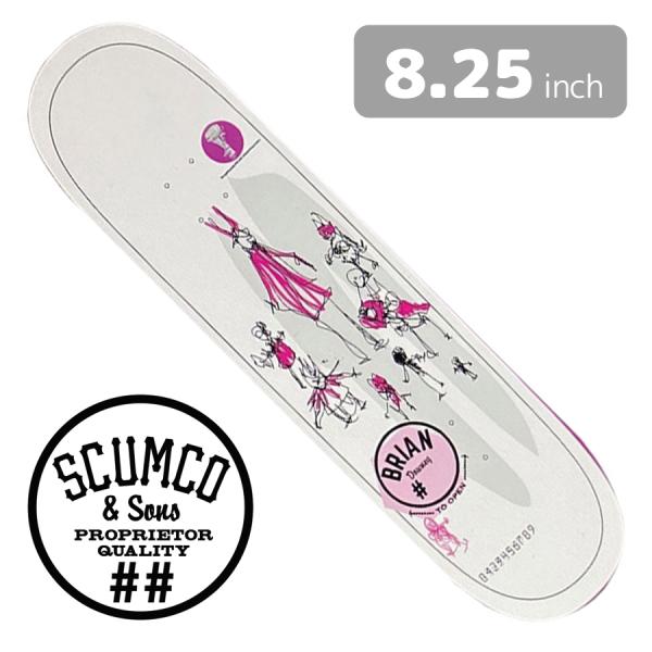 SCUMCO&amp;SONS スカムコアンドサンズ  8.25 BRIAN DOWNEY デッキ スケート...