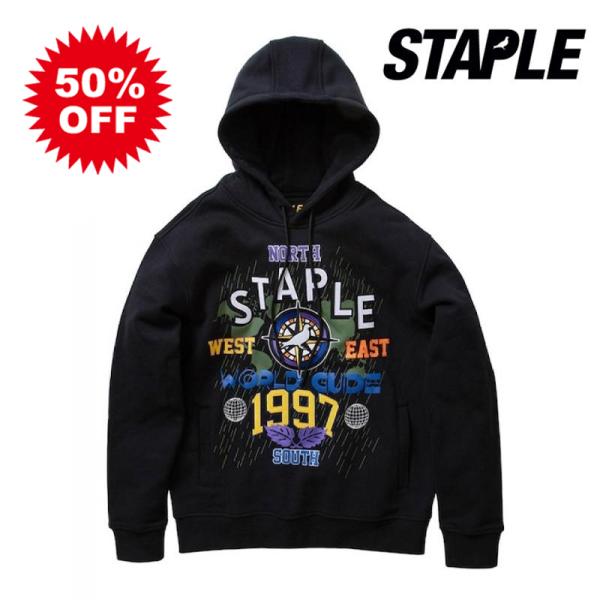 50%OFF STAPLE　Big Logo Elmhurst Hoodie ステイプル　パーカー　...